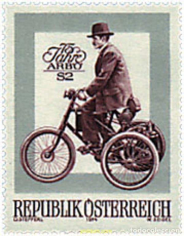 Sellos: 39270 MNH AUSTRIA 1974 75 ANIVERSARIO DE LA ASOCIACION AUSTRIACA DE AUTOMOVILISTAS (ARBO).