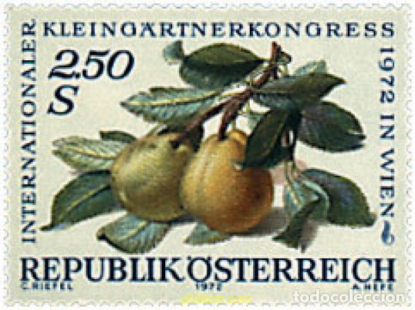 Timbres: 69003 MNH AUSTRIA 1972 CONGRESO INTERNACIONAL DE JARDINEROS AMATERS