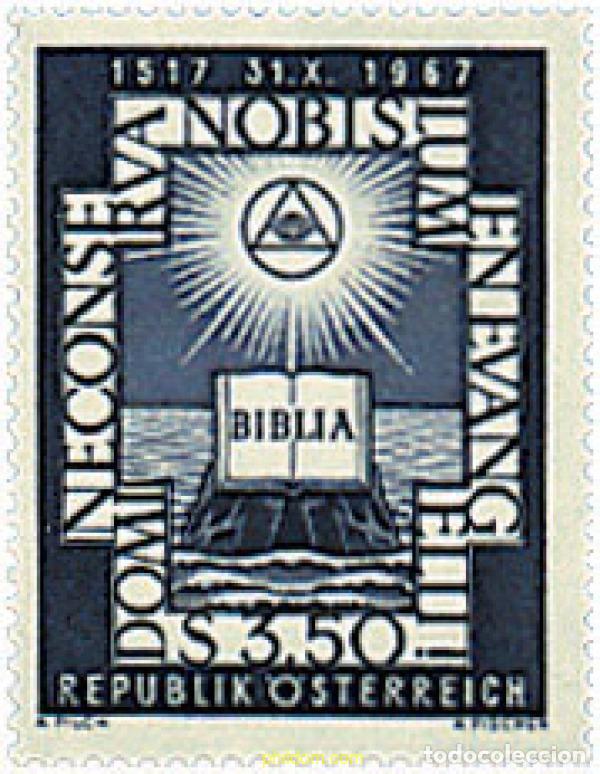 Timbres: 68928 MNH AUSTRIA 1967 450 ANIVERSARIO DE LA REFORMA