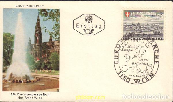 Sellos: 369015 MNH AUSTRIA 1967 10 COLOQUIO EUROPEO EN VIENA