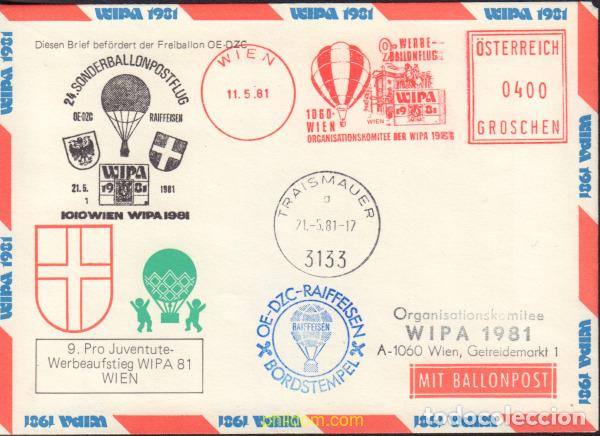 Sellos: 592393 MNH AUSTRIA 1981 WIPA 1981. EXPOSICION FILATELICA INTERNACIONAL
