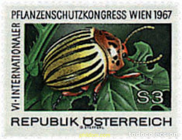 Sellos: 68922 MNH AUSTRIA 1967 6 CONGRESO INTERNACIONAL PARA LA PROTECCION DE LOS VEGETALES