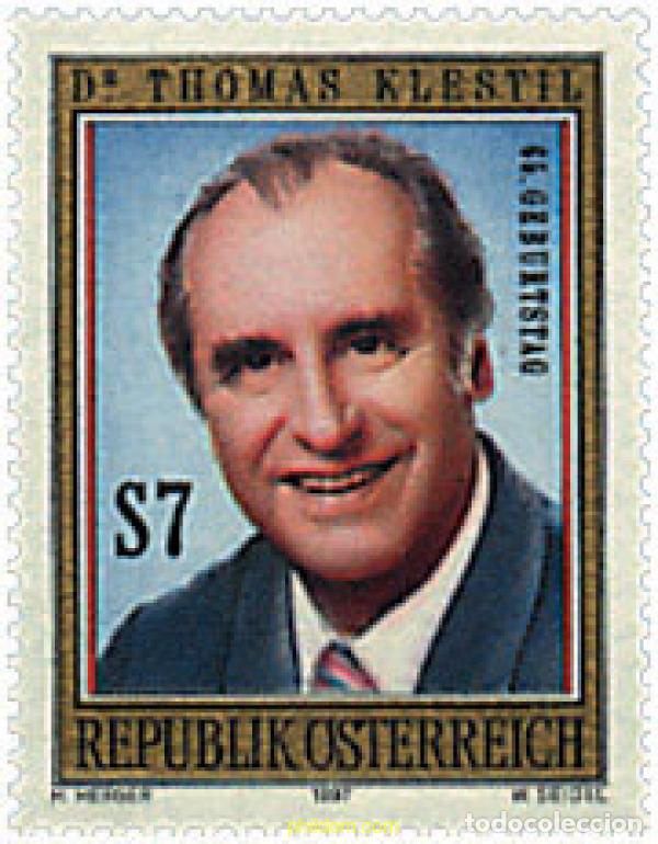 Briefmarken: 50201 MNH AUSTRIA 1997 65 ANIVERSARIO DEL PRESIDENTE DE LA REPUBLICA