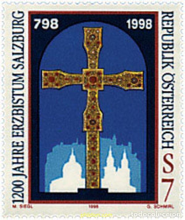 Sellos: 35678 MNH AUSTRIA 1998 1200 ANIVERSARIO DEL ARZOBISPADO DE SALZBURG
