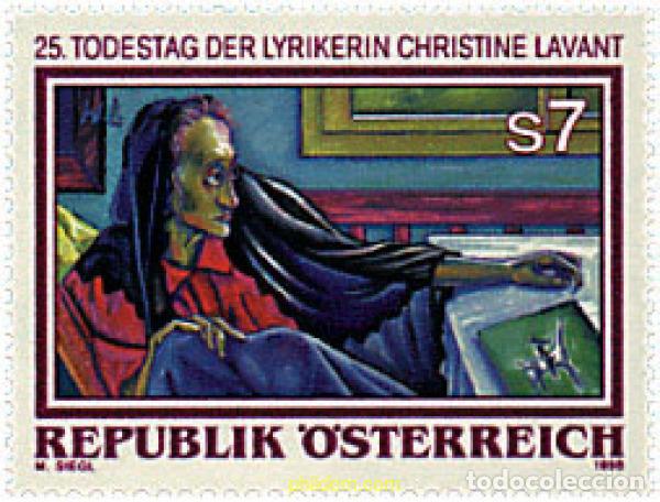Sellos: 35558 MNH AUSTRIA 1998 25 ANIVERSARIO DE LA MUERTE DE CHRISTINE LAVANT