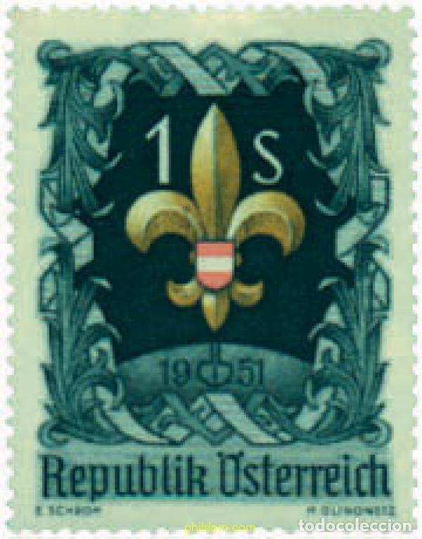 Sellos: 40646 MNH AUSTRIA 1951 7 JAMBOREE MUNDIAL EN BAD ISCHL