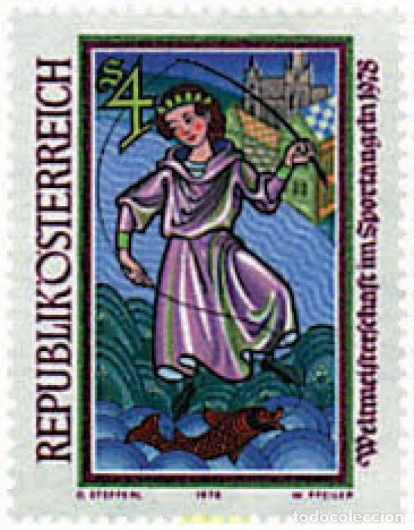 Sellos: 69101 MNH AUSTRIA 1978 CAMPEONATOS DEL MUNDO DE PESCA DEPORTIVA