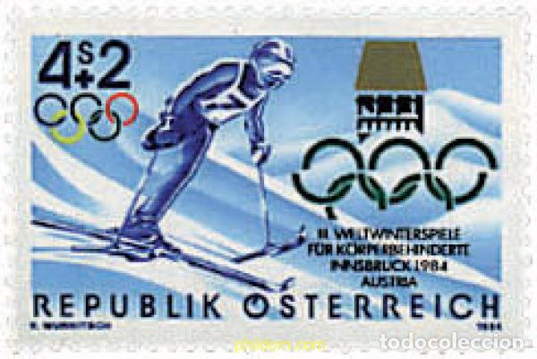 Sellos: 69173 MNH AUSTRIA 1984 3 JUEGOS PARALIMPICOS DE INVIERNO. INNSBRUCK 1984