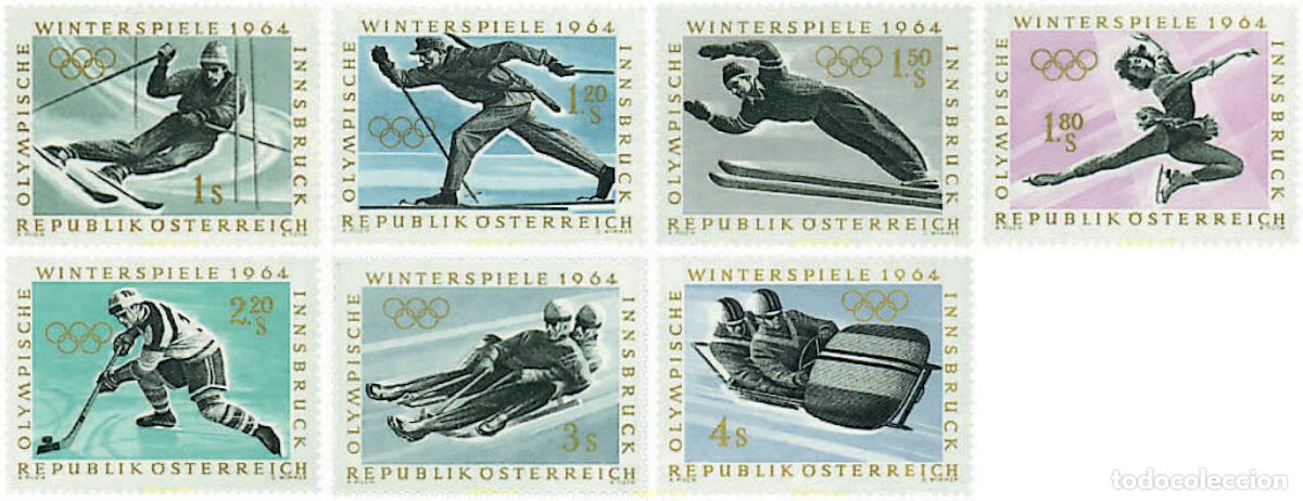 Sellos: 200695 HINGED AUSTRIA 1963 9 JUEGOS OLIMPICOS DE INVIERNO. INNSBRUCK 1964