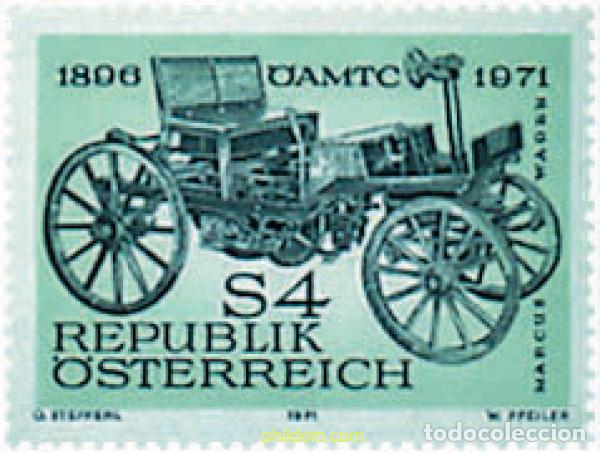 Sellos: 39267 MNH AUSTRIA 1971 75 ANIVERSARIO DEL TOURING-CLUB DE AUSTRIA