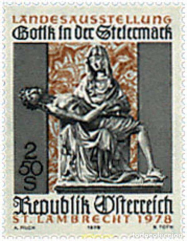 Sellos: 69113 MNH AUSTRIA 1978 EXPOSICION PROVINCIAL &rdquo;EL ARTE GOTICO EN STYRE&rdquo;