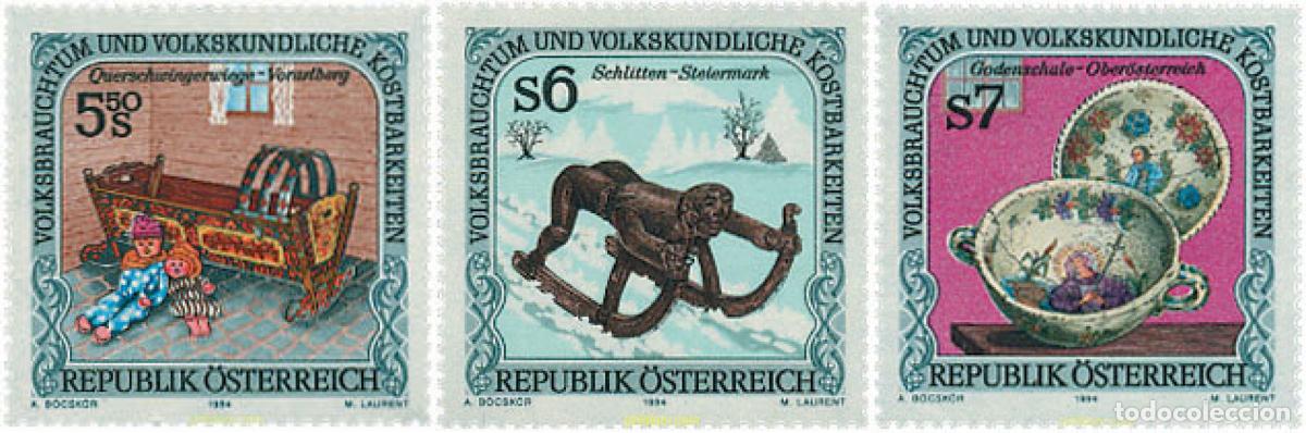 Sellos: 69234 MNH AUSTRIA 1994 USOS Y COSTUMBRES POPULARES