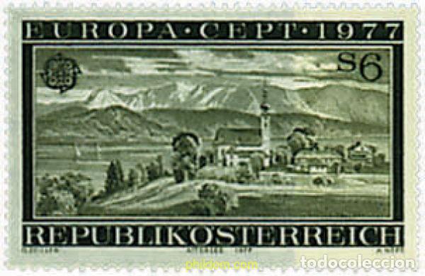Sellos: 62304 MNH AUSTRIA 1977 EUROPA CEPT. PAISAJES