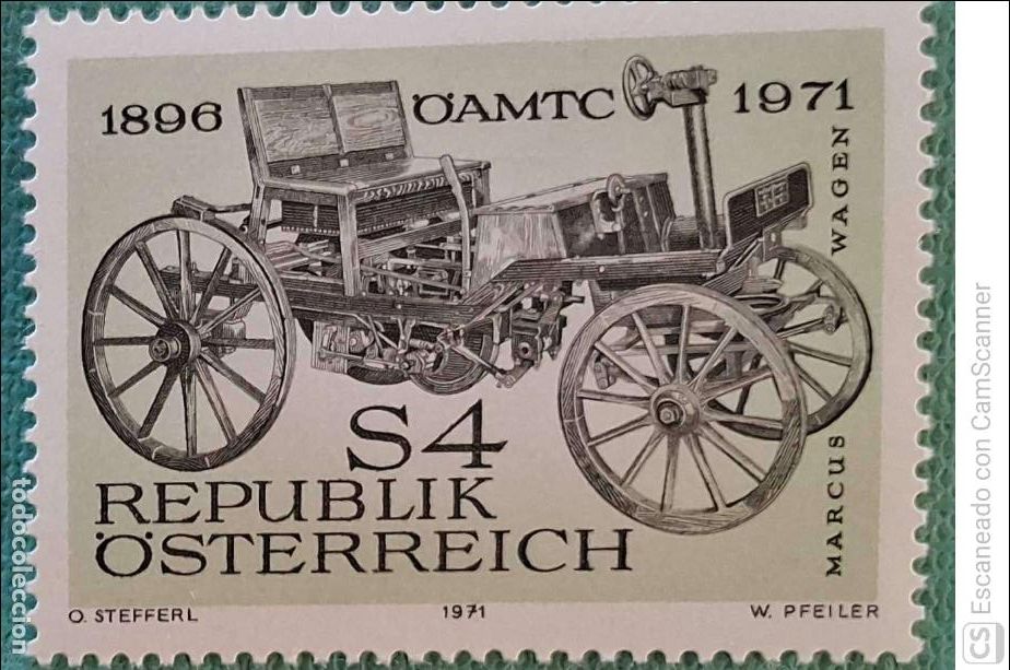 Sellos: Austria. 1200 Aniversairo del Touring-Club de Austria. 1971. Sellos nuevos y numeraci&oacute;n Yvert