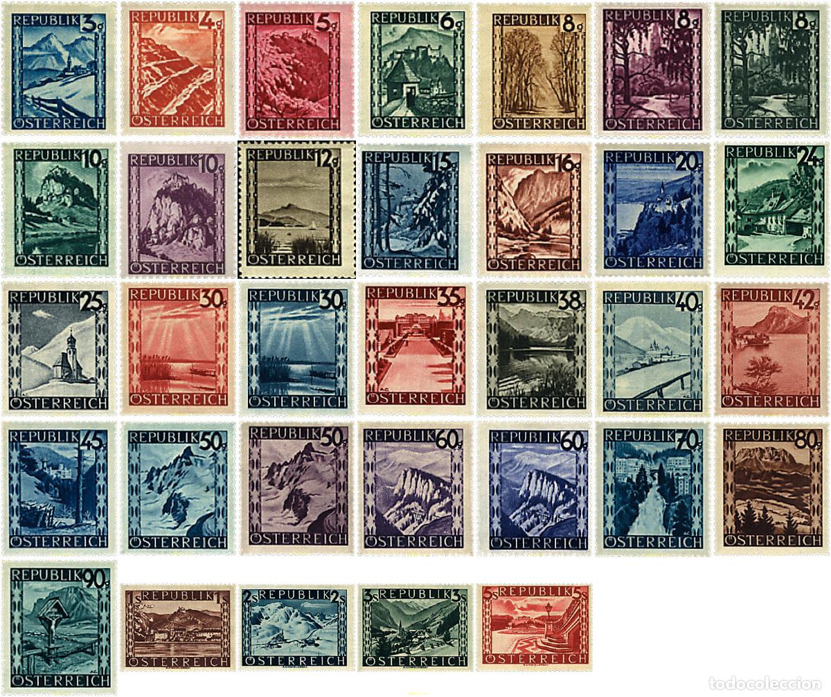 Sellos: 57288 MNH AUSTRIA 1945 PAISAJES
