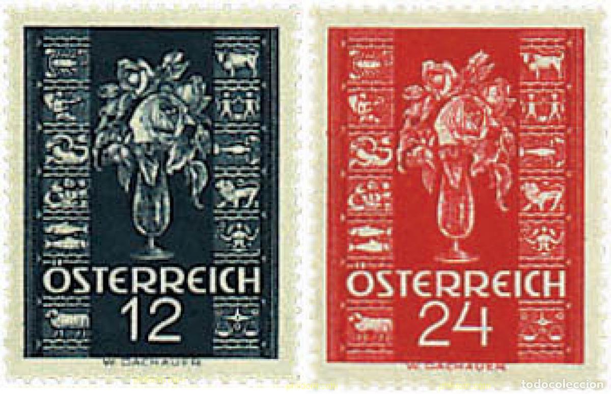 Sellos: 80708 HINGED AUSTRIA 1937 PARA FRANQUEO DE LA CORRESPONDENCIA DEL NUEVO A&Ntilde;O