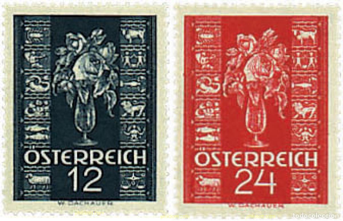 Sellos: 266496 MNH AUSTRIA 1937 PARA FRANQUEO DE LA CORRESPONDENCIA DEL NUEVO A&Ntilde;O