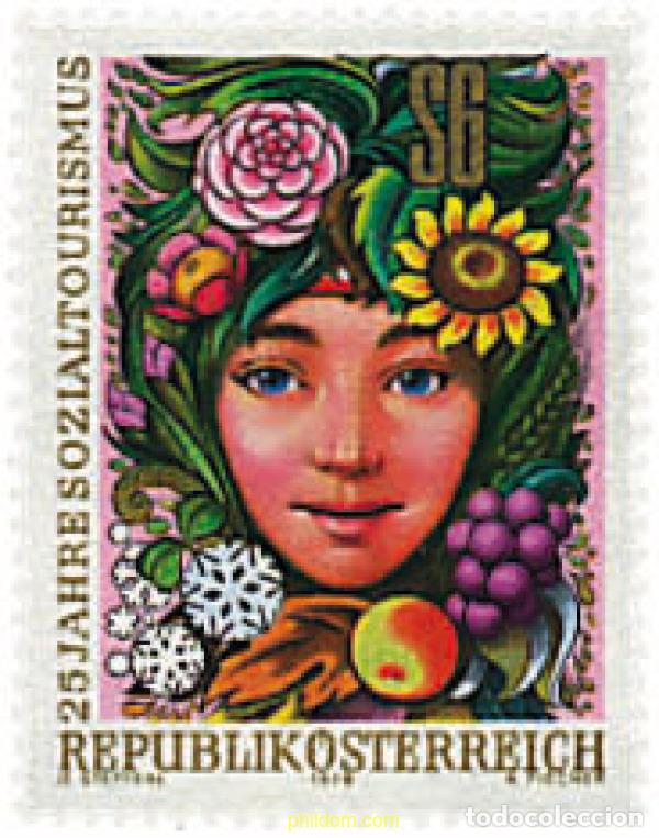 Sellos: 82051 MNH AUSTRIA 1978 25 A&Ntilde;OS DE TURISMO SOCIAL