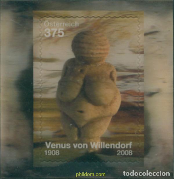 Sellos: 230133 MNH AUSTRIA 2008 ARQUEOLOGIA. LA VENUS DE WILLENDORF