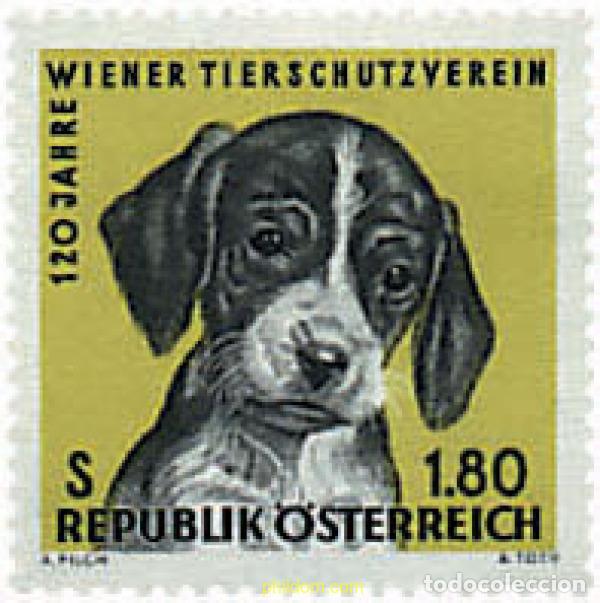Sellos: 68919 MNH AUSTRIA 1966 120 ANIVERSARIO DE LA SOCIEDAD PROTECTORA VIENESA