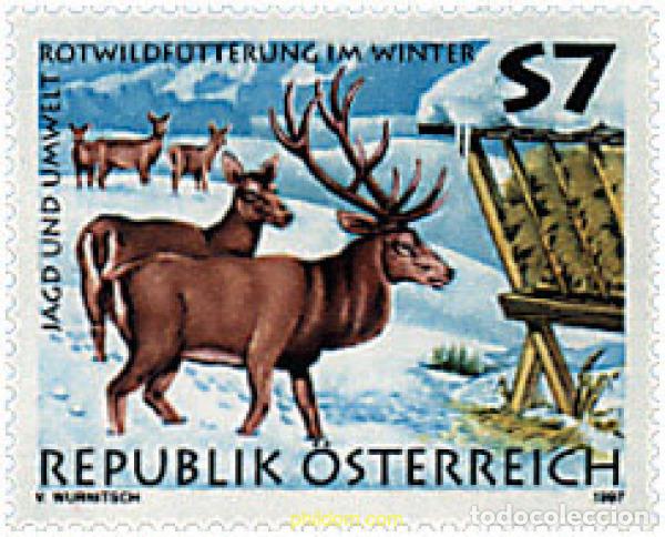 Sellos: 69242 MNH AUSTRIA 1997 LA CAZA Y SU ENTORNO