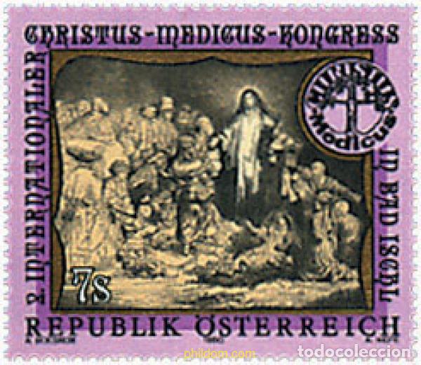 Sellos: 121045 MNH AUSTRIA 1990 2 CONGRESO INTERNACIONAL DE &rdquo;CHRISTUS MEDICUS&rdquo;