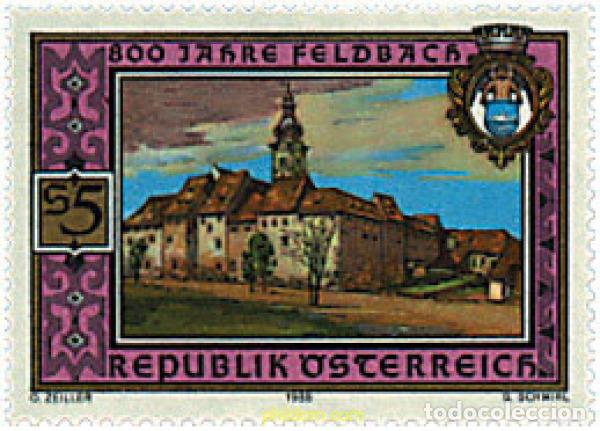 Sellos: 120974 MNH AUSTRIA 1988 800 ANIVERSARIO DE FELDBACH