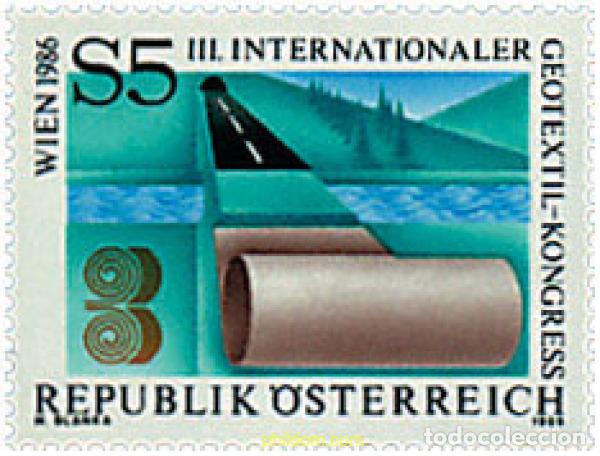 Sellos: 120864 MNH AUSTRIA 1986 3 CONGRESO INTERNACIONAL DE GEOTEXTIL