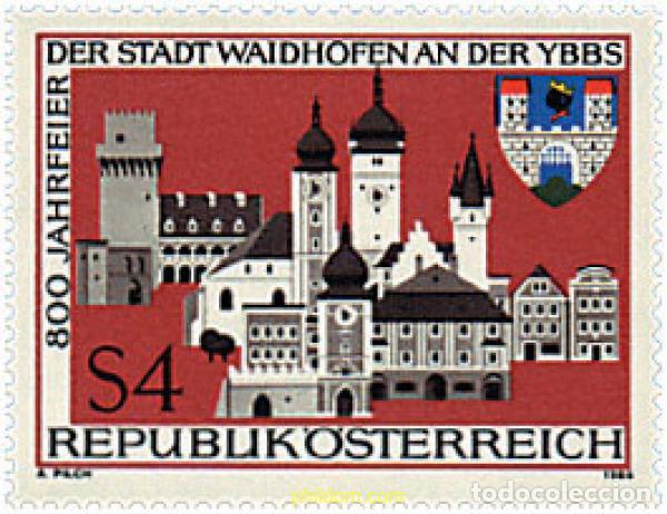 Sellos: 120871 MNH AUSTRIA 1986 800 ANIVERSARIO DE LA CIUDAD DE WAIDHOFEN