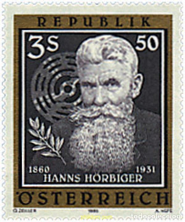 Sellos: 120710 MNH AUSTRIA 1985 125 ANIVERSARIO DEL NACIMIENTO DE HANNS H&Ouml;RBIGER