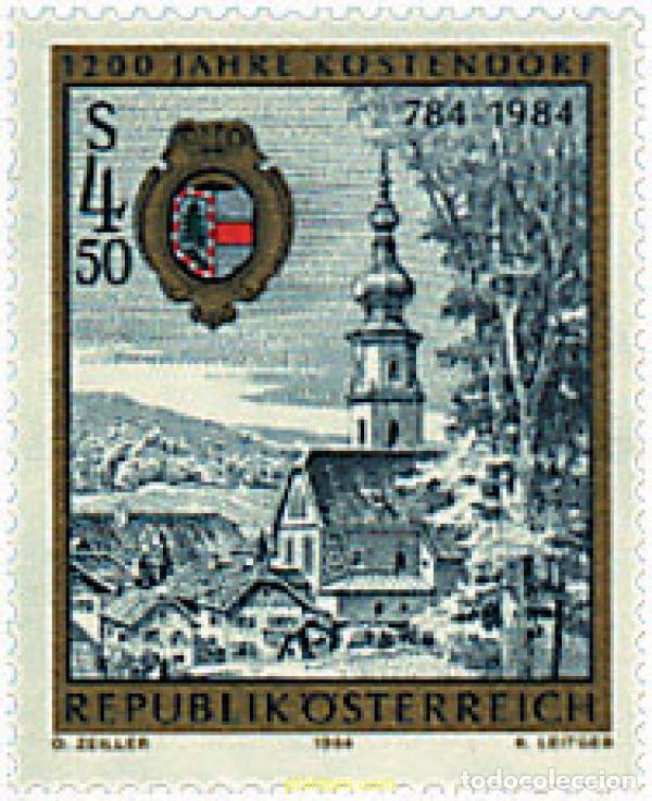 Sellos: 120560 MNH AUSTRIA 1984 1200 ANIVERSARIO DE KOESTENDORF