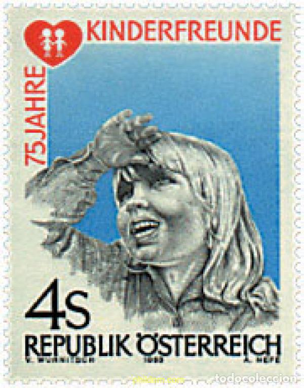 Sellos: 120428 MNH AUSTRIA 1983 75 ANIVERSARIO DE KINDERFREUNDE