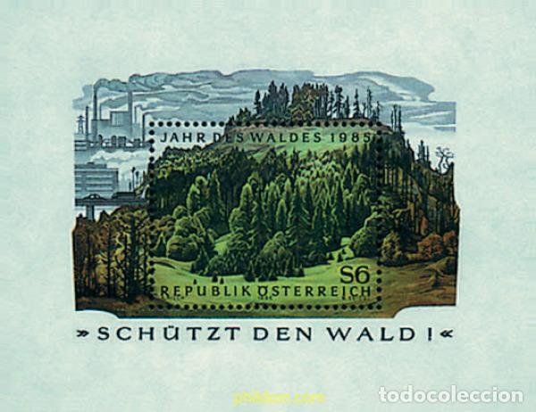 Sellos: 69179 MNH AUSTRIA 1985 A&Ntilde;O DEL BOSQUE