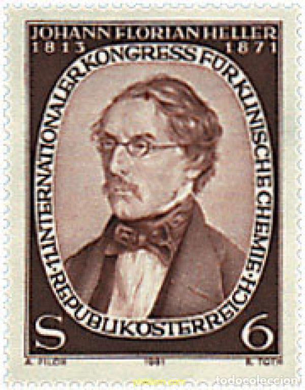 Sellos: 120332 MNH AUSTRIA 1981 11 CONGRESO INTERNACIONAL DE QUIMICA CLINICA