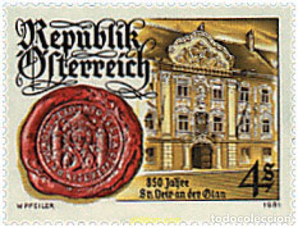 Sellos: 120330 MNH AUSTRIA 1981 850 ANIVERSARIO DE LA FUNDACION DE LA CIUDAD DE ST. VEIT AN DER GLAN