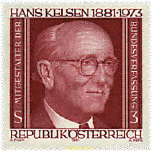 Sellos: 120347 MNH AUSTRIA 1981 CENTENARIO DEL NACIMIENTO DE HANS KELSEN