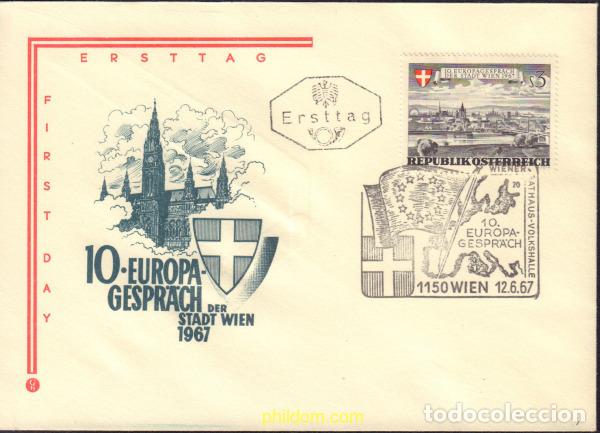 Sellos: 575063 MNH AUSTRIA 1967 10 COLOQUIO EUROPEO EN VIENA