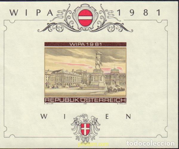 Sellos: 368984 MNH AUSTRIA 1981 WIPA 1981. EXPOSICION FILATELICA INTERNACIONAL