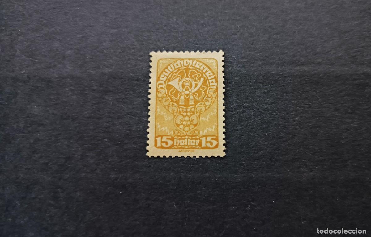 Sellos: Sello usado. Austria. Cuerno Postal. Enero 1920. Yvert 194.