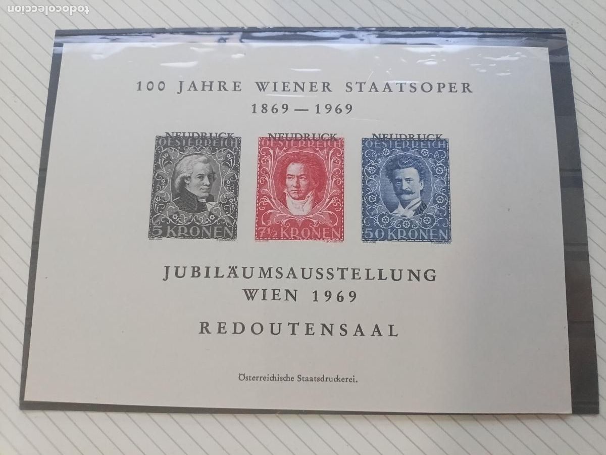Sellos: Austria - 1969 - Exposici&oacute;n Filat&eacute;lica