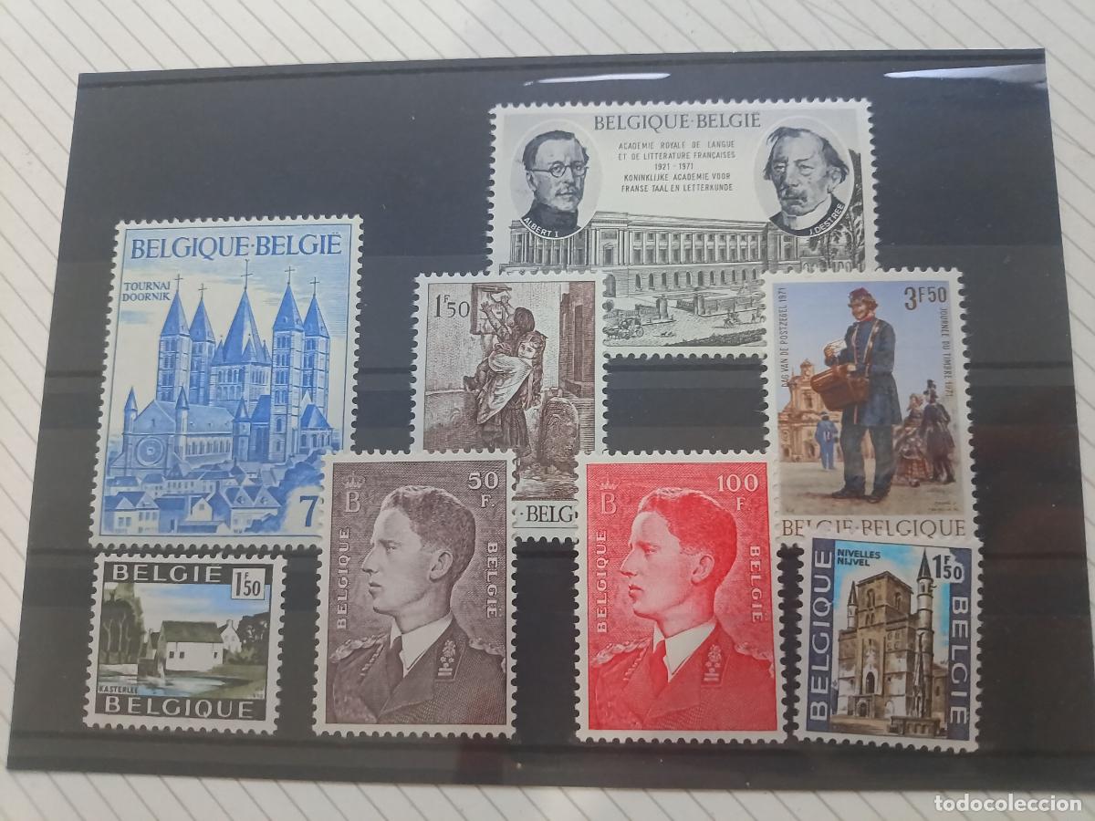 Sellos: B&eacute;lgica. Lote de sellos nuevos perfectos