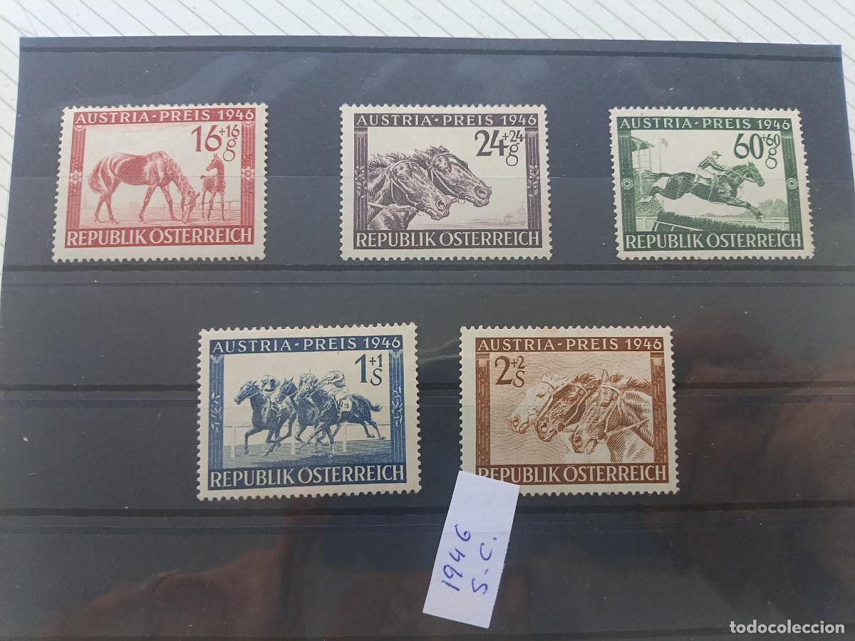 Sellos: Austria. H&iacute;pica. Sellos de 1946