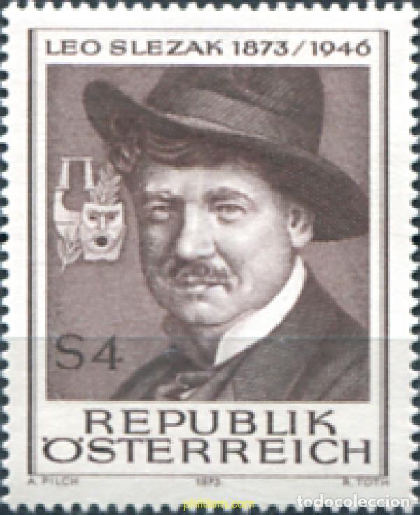 Sellos: 119948 MNH AUSTRIA 1973 CENTENARIO DEL NACIMIENTO DE LEO SLEZAK