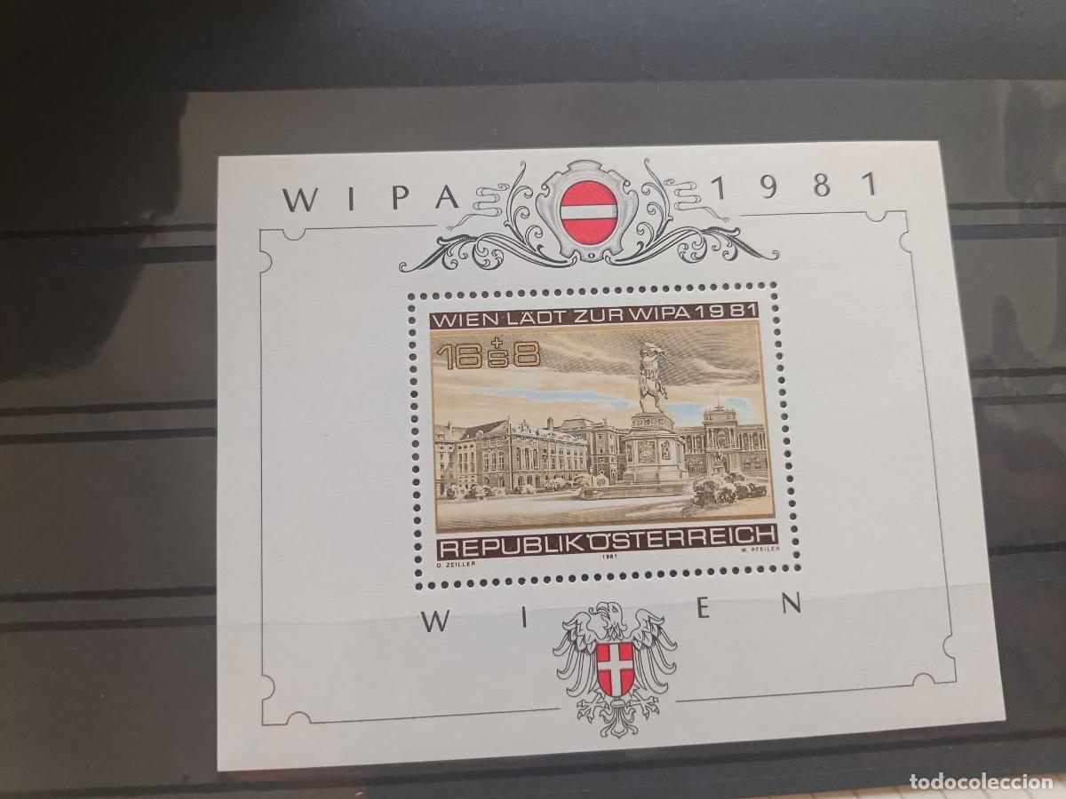Sellos: Austria. WIPA 1981. Hojita nueva