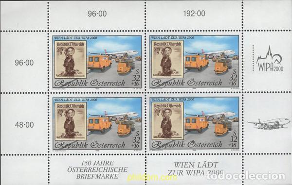 Sellos: 126104 MNH AUSTRIA 1999 WIPA 2000. EXPOSICION FILATELICA INTERNACIONAL