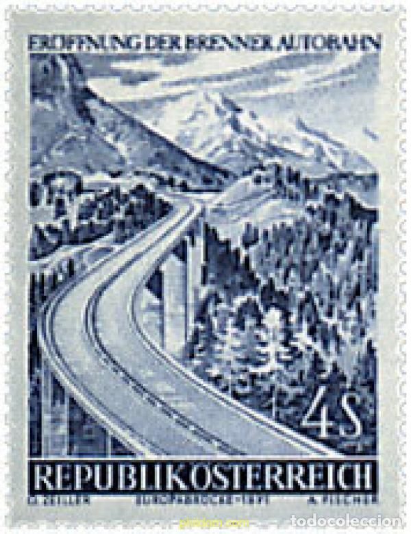 Sellos: 39268 MNH AUSTRIA 1971 INAUGURACION DE LA AUTOPISTA DE BRENNER