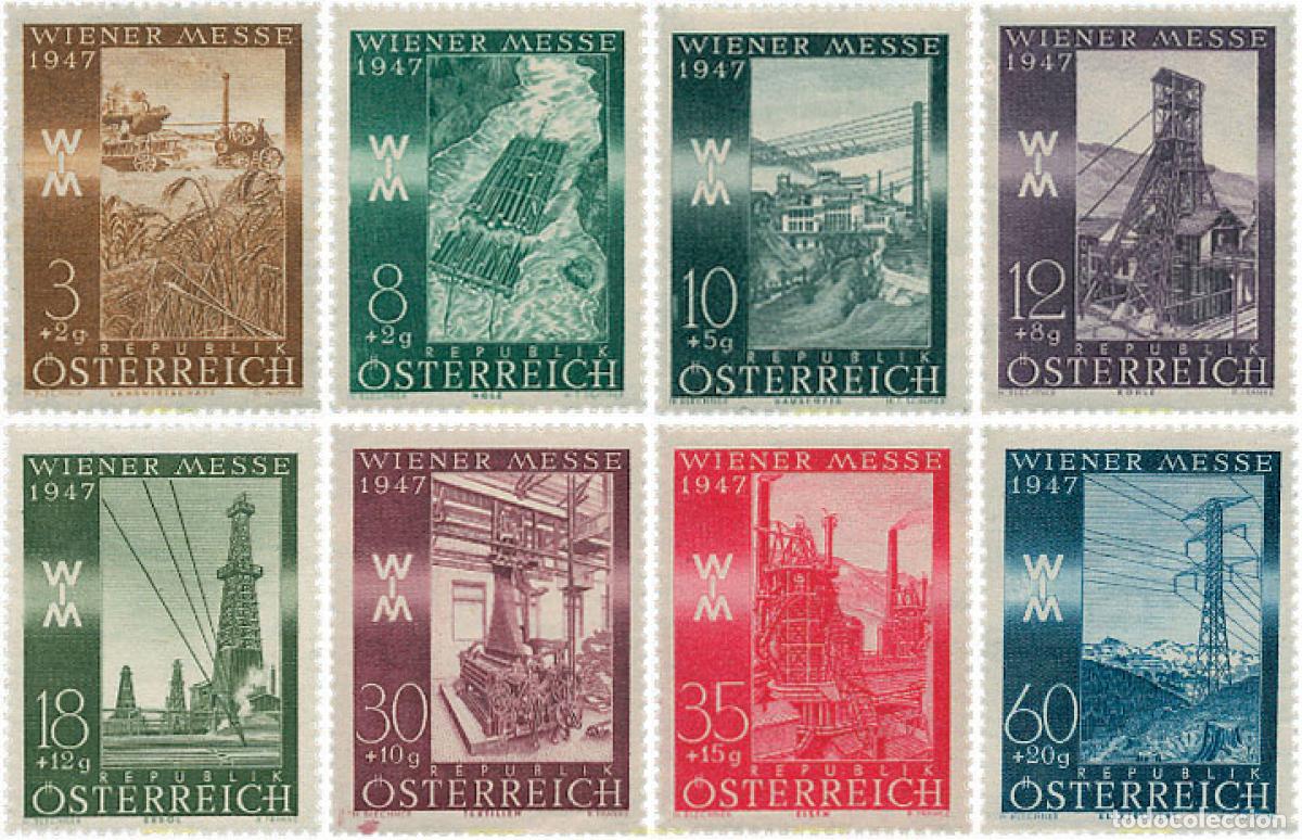 Sellos: 249641 HINGED AUSTRIA 1947 FERIA DE PRIMAVERA EN VIENA