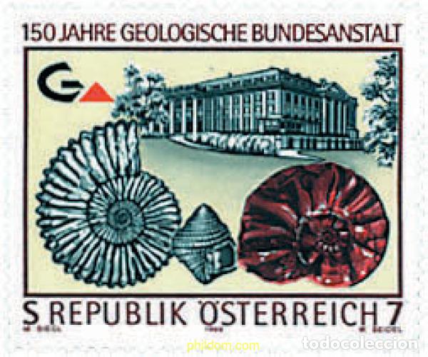 Sellos: 97629 MNH AUSTRIA 1999 150 ANIVERSARIO DEL INSTITUTO NACIONAL DE GEOLOGIA