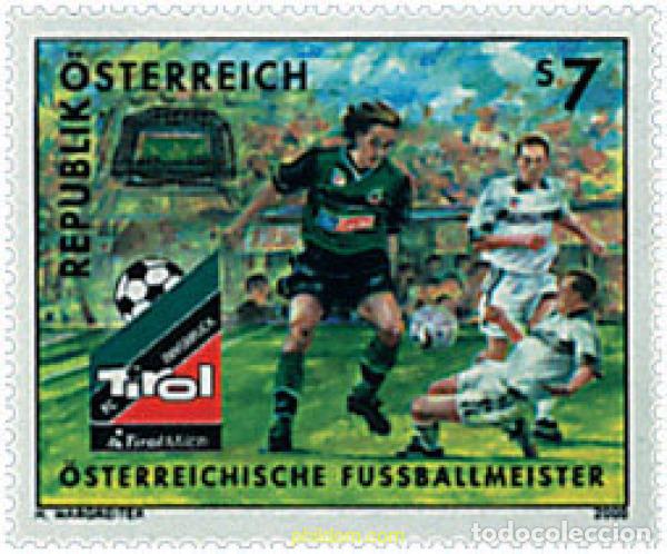 Sellos: 50233 MNH AUSTRIA 2000 CAMPEONATO AUSTRIACO DE FUTBOL