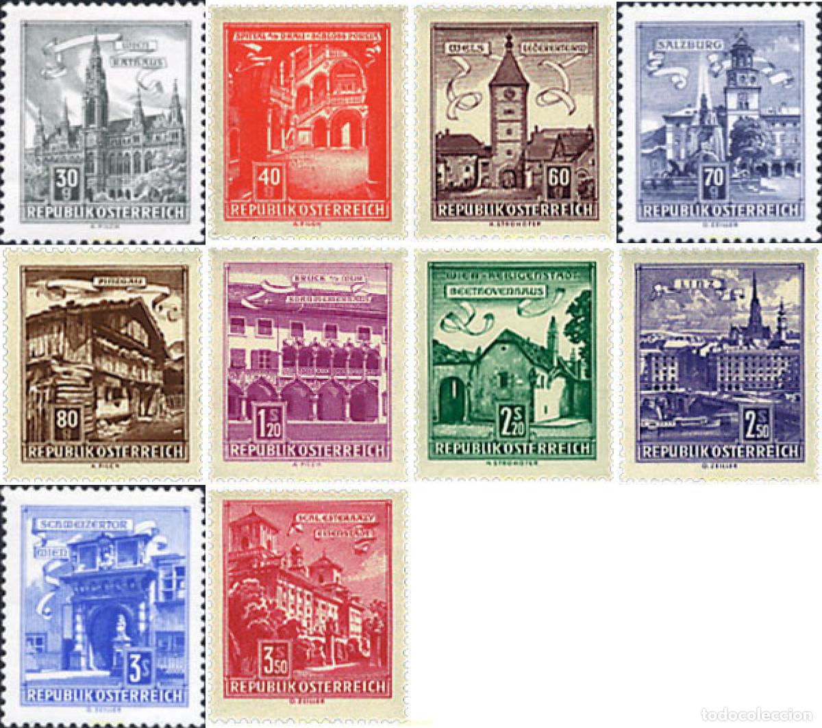 Sellos: 57295 MNH AUSTRIA 1962 MONUMENTOS Y EDIFICIOS - Foto 1